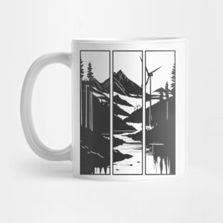 Ecology brutalism design Mug